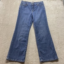 Levis 512 Jeans Womens 14 Short Blue Bootcut Perfectly Slimming Stretch Denim