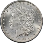 1886-S Morgan Silver Dollar PCGS MS62 Blast White Great Eye Appeal