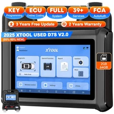 XTOOL USED D7S OBD2 Full System Diagnostic Bidirectional Scanner CANFD/DOIP Tool