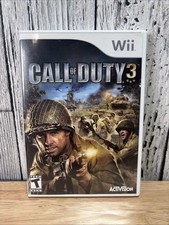 Call of Duty 3 (Nintendo Wii, 2006) Complete With Manual