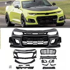 Fits 2016-2018 Chevy Camaro 1LE Style Front Bumper Cover Conversion Unpainted PP