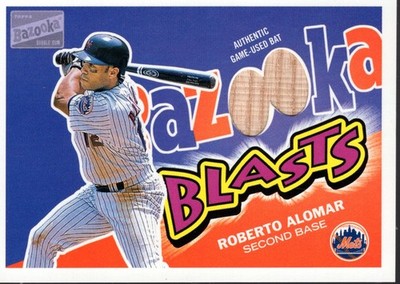2003 Bazooka Blasts Relics #RA Roberto Alomar E - BB
