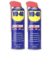 WD-40 450ml Multi Purpose Lubricant Spray With Smart Straw twin pack  29.93 per litre