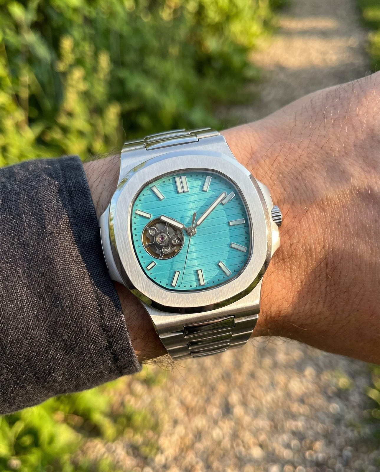 Orologio Naut Mod Automatico Acciaio 41 mm Teal foto 2