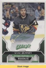 2020 Upper Deck MVP High Series Rookies Green Script Gage Quinney #230 READ 0nr3
