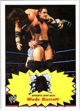 WWE Wade Barrett 2012 Topps Heritage Authentic Event Worn Shirt Relic Card 3 Col