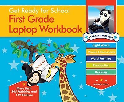 Get Ready for School First Grade Laptop Workbook: Sight Words, Beginning Reading