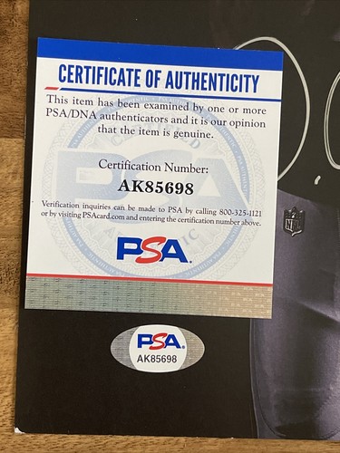 Darren Waller Raiders Signed 8x10 Photo Autographed PSA/DNA Authentic COA - 第 3/3 張圖片