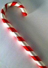 Santa Beautiful Brass Finish Candy Cane Walking Stick For Christmas Gift