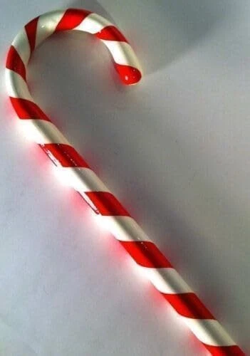 Beautiful Santa Claus Brass Finish Candy Cane Walking Stick For Gift - Image 2 of 4