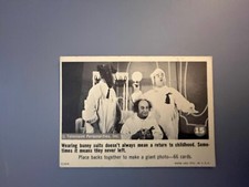 1966 Fleer THREE 3 STOOGES Black & White TV Card #15 Wearing Bunny Suits