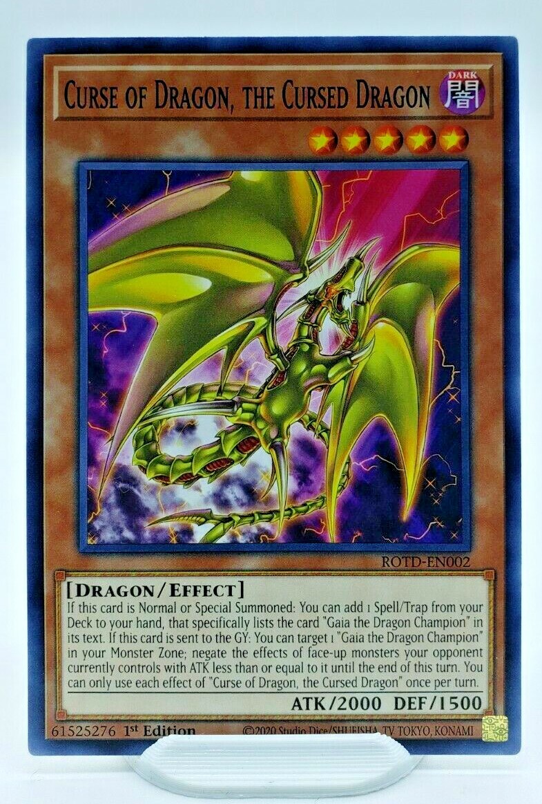 curse of dragon yugioh card Curse of Dragonfire MIL1-EN002 Yu-Gi-Oh! Card main image 1