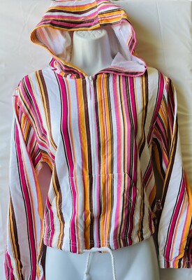 Roxy Tennie Wahine  Windbreaker Jacket Size Large New With Tags! Back To School