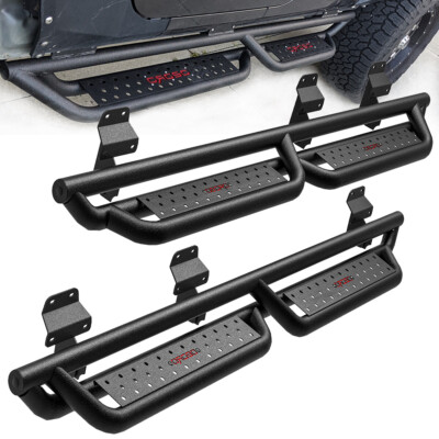 Running Boards for 2015 - 2025 Ford F150 F250 Super Crew Cab Drop Bars Side Step