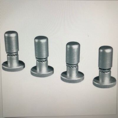 Rittal Fixierungsbolzen DK 7115.000 (VE4) grau Ausbau 7115000 Metall