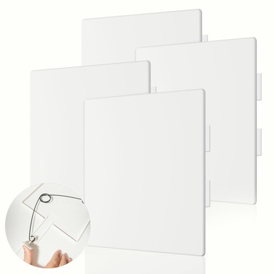 Morvat 12x12 Adjustable Spring Access Panel for Drywall & Ceiling, 4 Pack