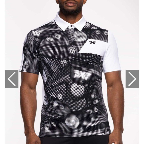 【PXG】Athletic Fit ポロシャツ S PXG Athletic Fit Iron Print Polo Size S | eBay