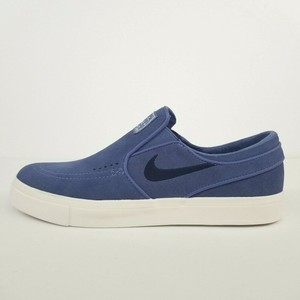 janoski slip on blue