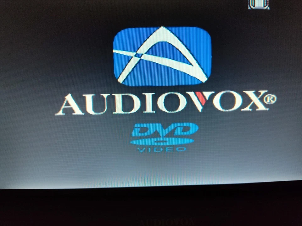 Audiovox D1817 Negro 8" LCD Monitor Portátil MP3 DVD Reproductor Probado Sin Batería Foto 4 de 4