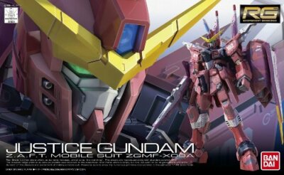 RG 1/144 ZGMF-X09A Justice Gundam Mobile Suit Gundam SEED