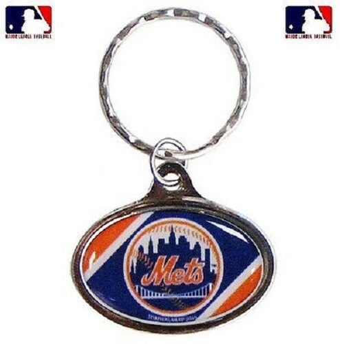 1 MLB Keychain Ring NEW Dome team logo color design Chrome Key Chain CHOOSE TEAM - Picture 6 of 9