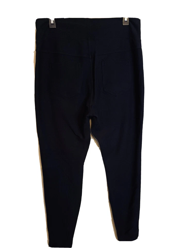 Merona Women Black Leggings Jeggings Cotton Spandex Pockets High Rise X-LARGE - Image 4 of 4