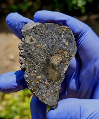 Meteorite**Dayet El Aam 003, Lunar**19.719 gram, Rare Polymict Breccia Lunar!!!!