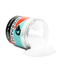 2oz Scar Flake 0.008 White Micro Metal Flake - Solvent Resistant Glitter