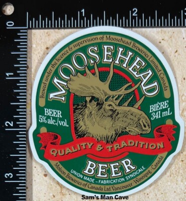 Moosehead Label - CANADA
