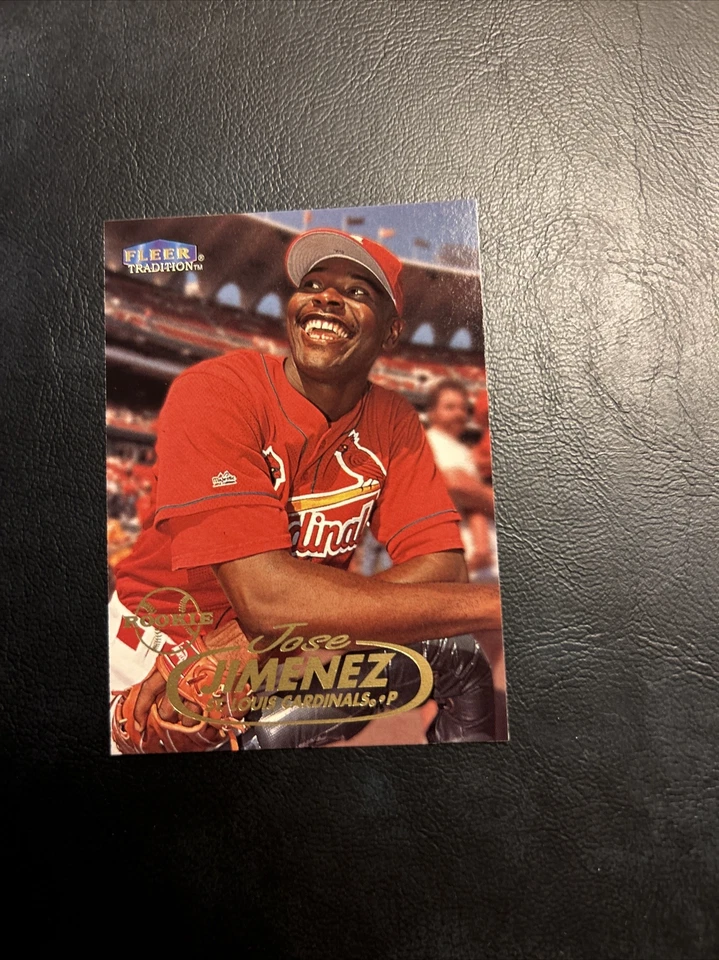 C54a 1998 Fleer Tradition Update U39 Jose Jimenez, St. Louis Cardinals Rookie - Image 2 of 2