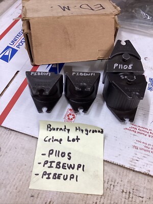 Burndy HyGround Index P Die 1105 PIBEWP1 PIBEUP1 Crimping Crimper ED4U 5040