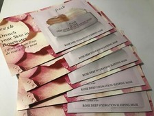 5 X FRESH ROSE DEEP HYDRATION SLEEPING MASK 2 X 4ML- 0.13OZ / EA