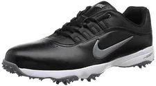 NEW! Size [9] Medium Men's NIKE AIR ZOOM RIVAL 5 Spikes GOLF SHOES BLACK/WHITE