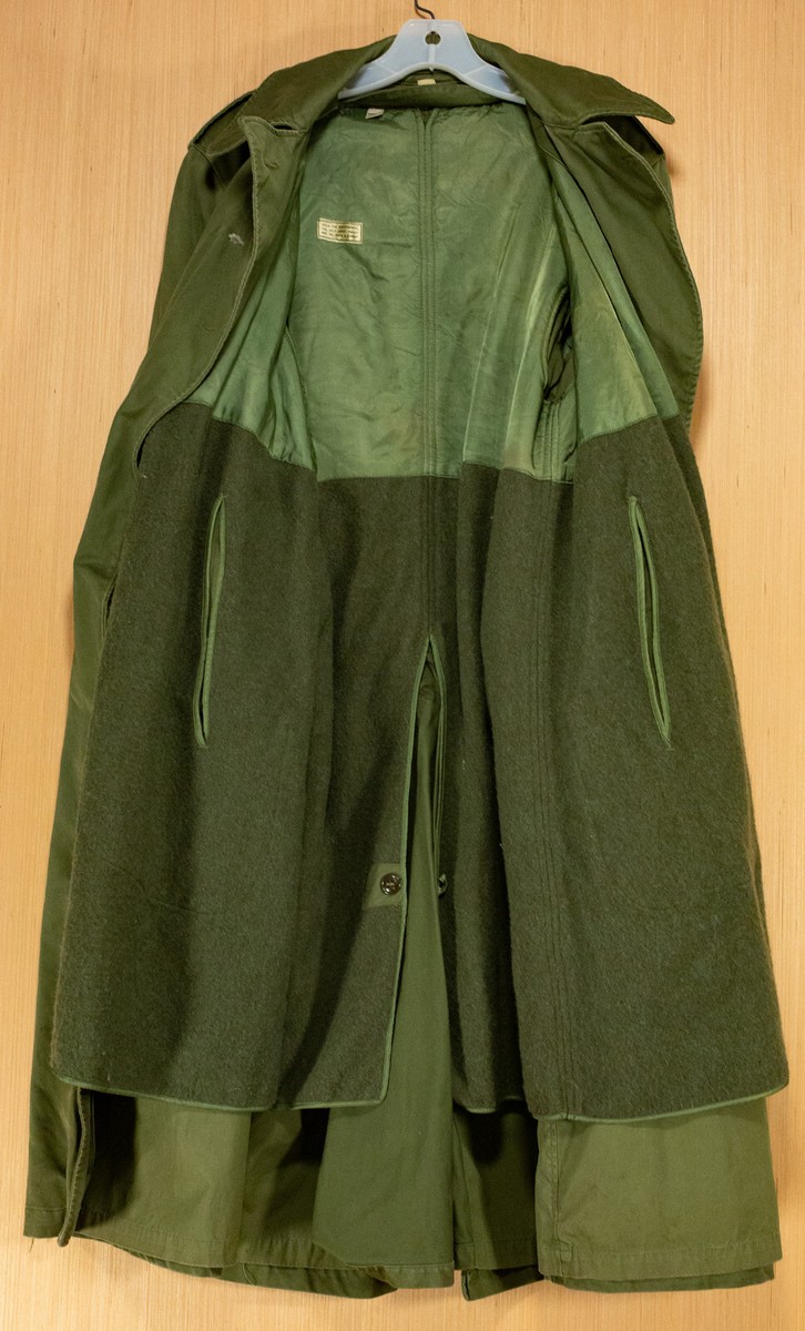 ミリタリー Under cover military WWII US Army Cotton Trench Coat w/Wool Liner NOS. RE. 21676