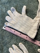 Vintage girls  gloves LOT/16 pr. assortment ivory cream