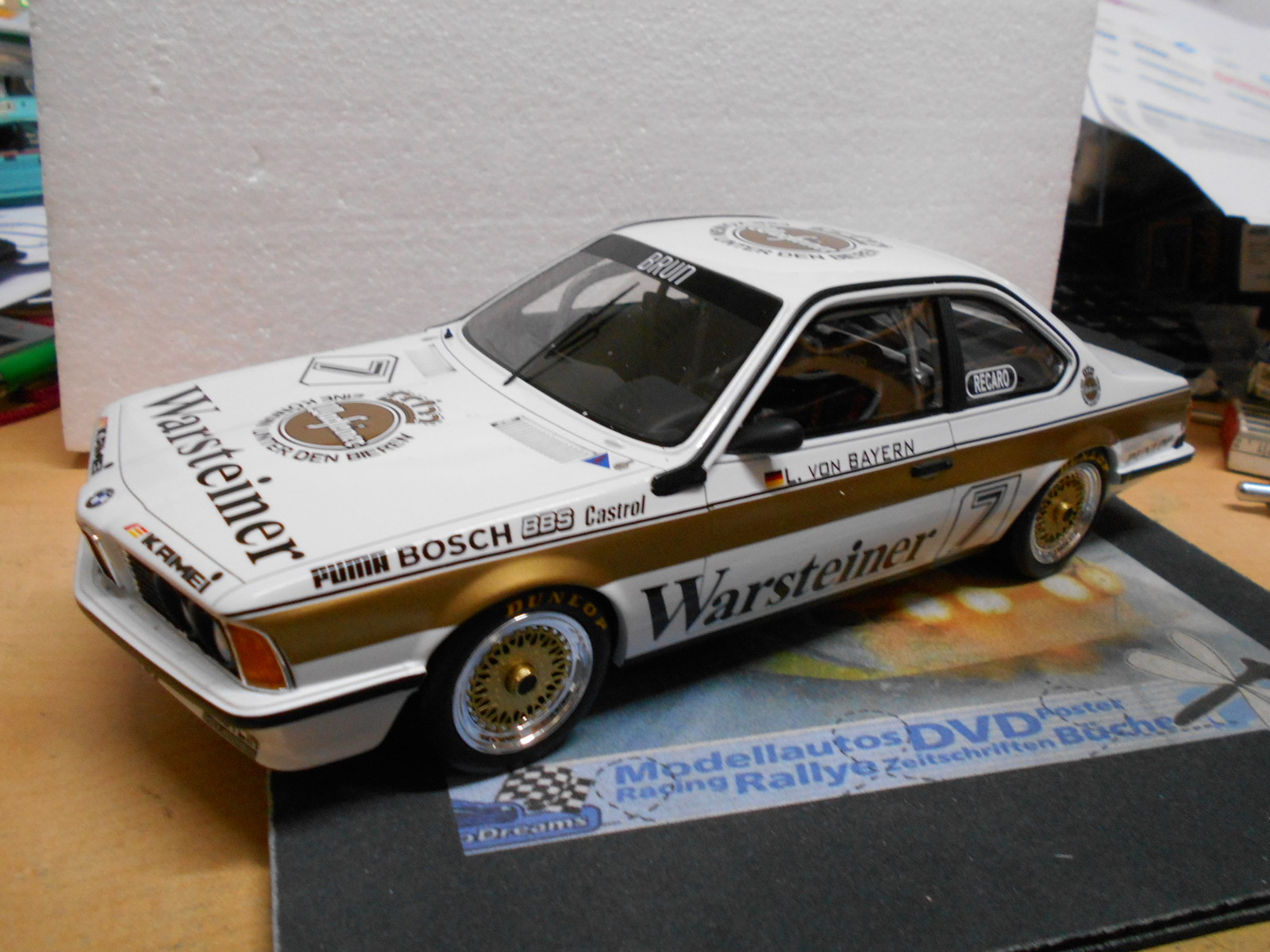 BMW 635 CSI e24 viaggi auto 7 prnz V. Baviera guerrasteiner DTM DPM 1984 CMR 1 18 BMW 635 CSI e24 viaggi auto 7 prnz V. Baviera guerrasteiner DTM DPM 1984 CMR 1 18