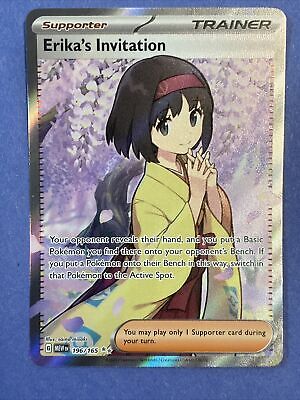 Erica Special Illistartion rare pulled #pokemom #pokemon151 #151 #poke