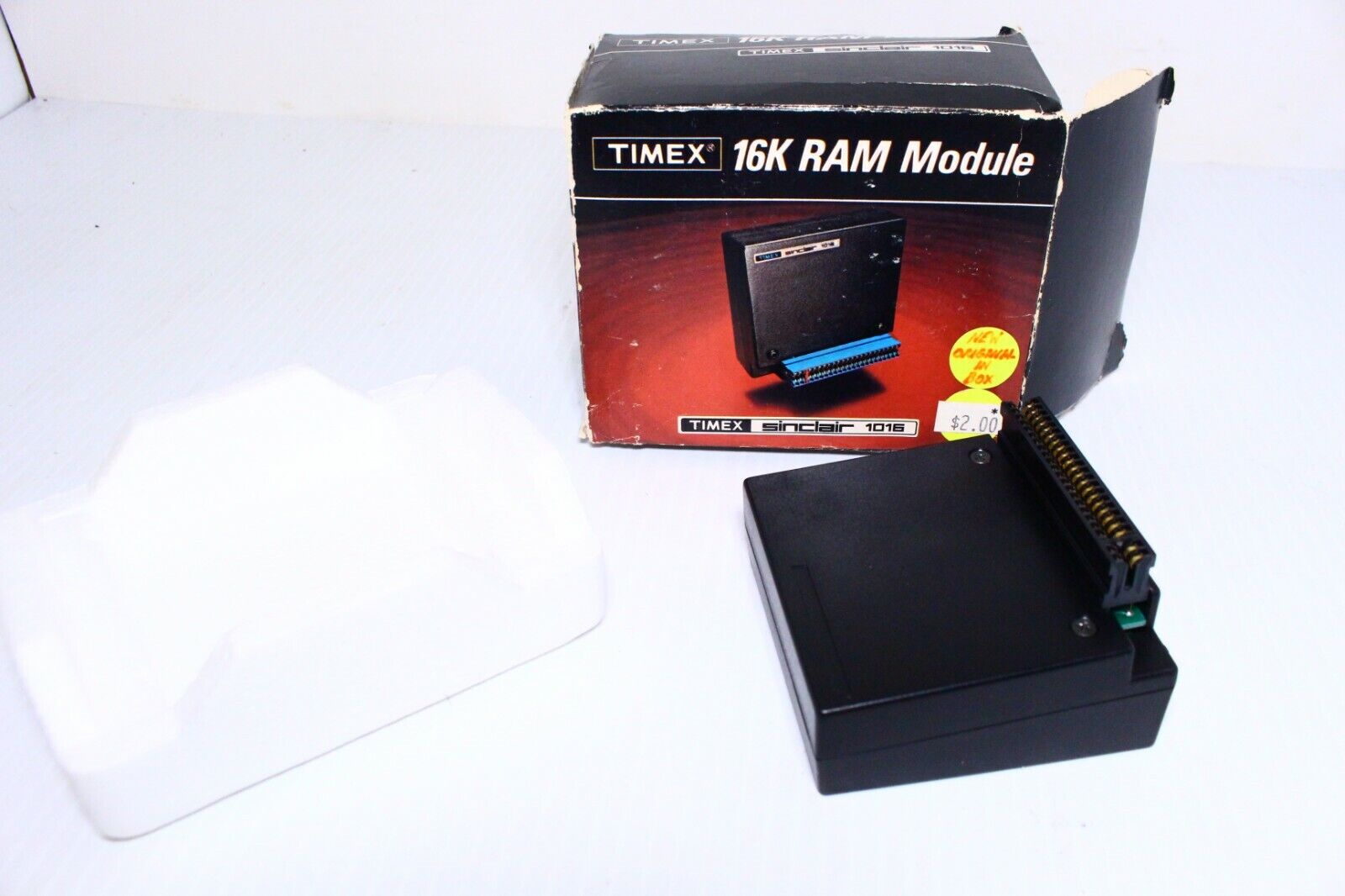 Vintage Timex Sinclair 1000 16K RAM Expansion Module 1016 w/ Box *TESTED* #2