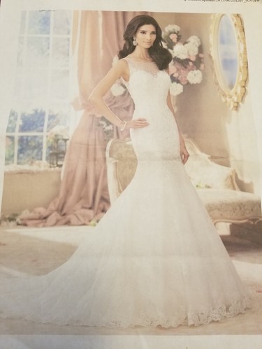 Wedding Dress David Tutera Ivory style # 214207 - Picture 2 of 3