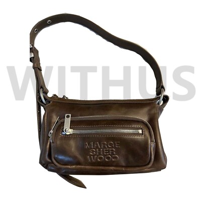 MARGE SHERWOOD OUTPOCKET HOBO MINI - Washed Brown Pull-Up Women's
