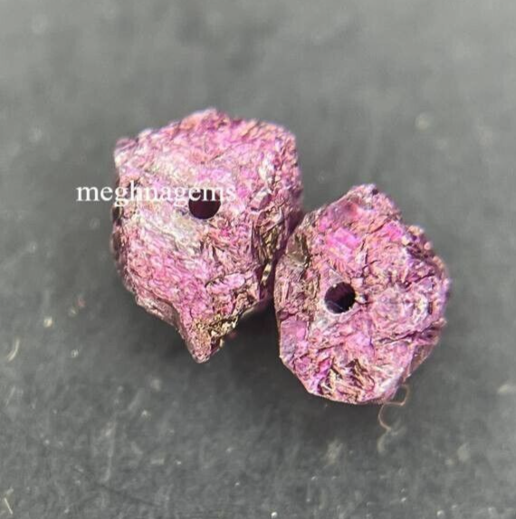 Natural Pink Loose Diamond Drill Uncut Rough Raw Diamond Drill Earth Mined  Stone