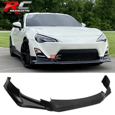 Fit 13-16 Scion FR-S FRS RS Style Front Bumper Lip Unpainted Black PU