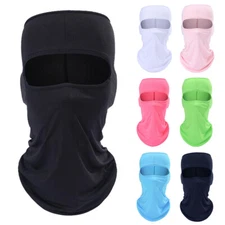 Balaclava Full Face Mask Sun UV Protection Motorcycle Helmet Liner for Women Men