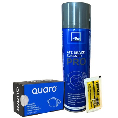 QUARO Bremsbeläge Ceramic Hinten + Reiniger + Paste für GREAT WALL C30 C50