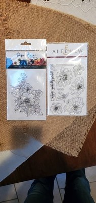 Altenew and Paper Rose Studio Bundle Stamp Sets (2) NIP