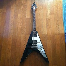 Chitarra ESP LTD Ninja-600 Michael Amott Signature V Seymour Duncan nera usata