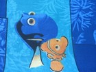 FINDING NEMO 1 YARD PATCH DISNEY PIXAR BLUE OCEAN COTTON FABRIC #6794 — photo 3