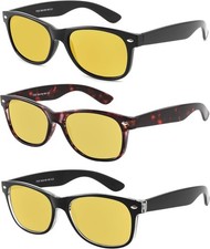 Night Driving Glasses for Men and Women,Polarized Night Vision Glasses Anti-Glar