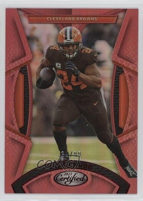 2023 Certified Mirror Red 34/99 Nick Chubb #4 6o3
