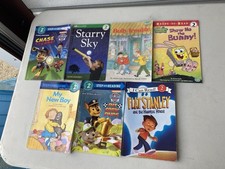 Kids Level 2 Reading Book Lot 7 Paw Patrol SpongeBob I Can Read Scholastic Early